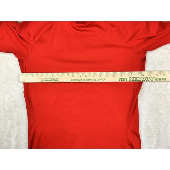 Nike Shirt Men L Fitted Pro Combat Mock Neck Dri Fit Compression Pullover Gym - Picture 4 of 10